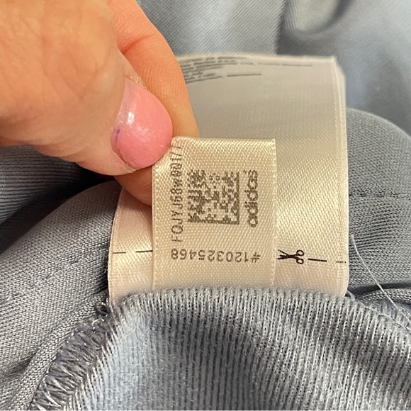 Adidas Woman’s Blue White 3 Stripe Tricot Tennis Jacket (Tech Ink) - Picture 6 of 8